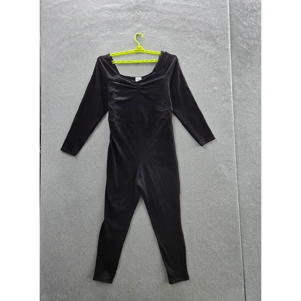Torrid Women Jumpsuit 3‎ Black Sweatheart Legging One Piece Long Sleeve
